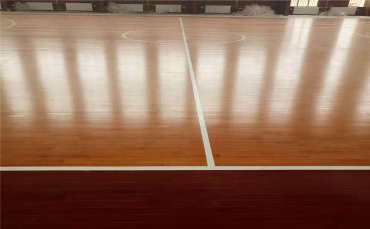 22厚實木運動地板主輔龍骨結構
