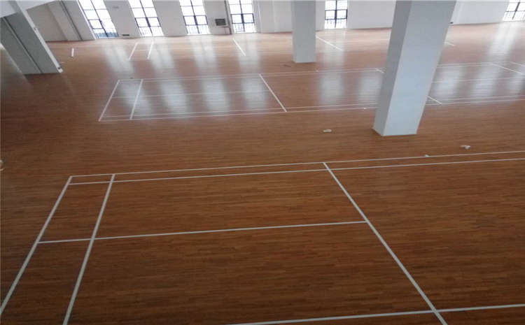 進口籃球館木地板施工技術