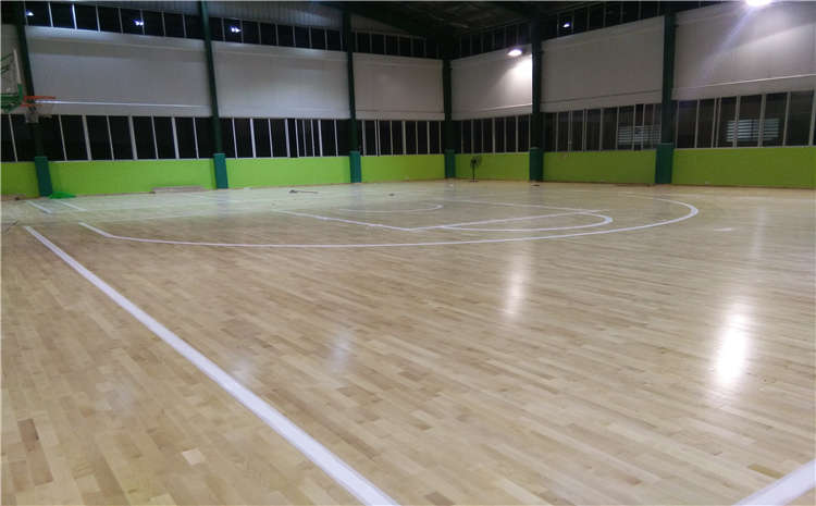 柞木實(shí)木運(yùn)動地板施工技術(shù)方案