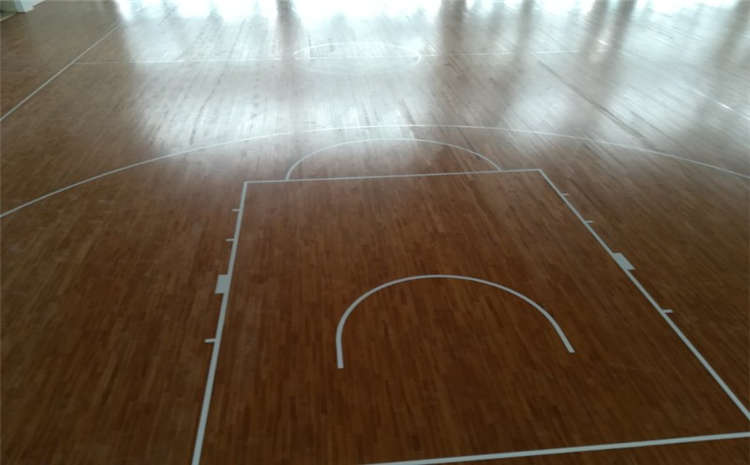 福州柞木體育木地板怎么安裝