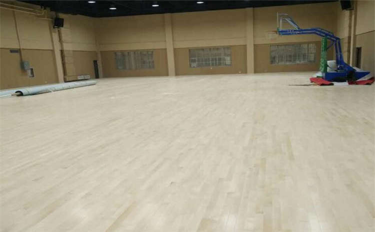 硬木企口木地板籃球館板式龍骨結構